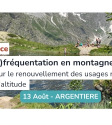 Conf&eacute;rence - Une (sur)fr&eacute;quentation en montagne ? L&rsquo;usage r&eacute;cr&eacute;atif des lacs de montagne