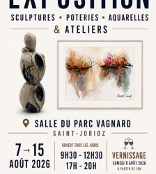 Exposition et atelier de sculpture et aquarelle