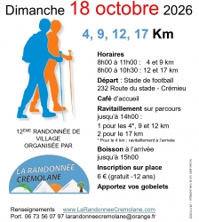 Randonnée pédestre : Rando Crémieu - 12e édition