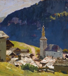 Exposition de tableaux de Joseph-Victor Communal