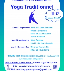 d��couverte du yoga traditionnel