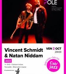 Concert : Vincent Schmidt et Natan Niddam