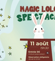 Soir&eacute;e magie au Criq'Parc.