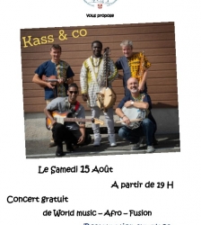 Concert du groupe Kass & Co - world music, afro, fusion