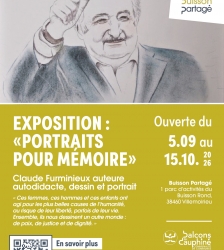Exposition : Portraits pour m&eacute;moire au Buisson Partag&eacute;