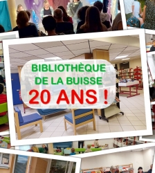 La biblioth&egrave;que de la Buisse f&ecirc;te ses 20 ans