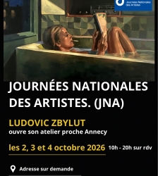 Viste d'un atelier d'artiste peintre