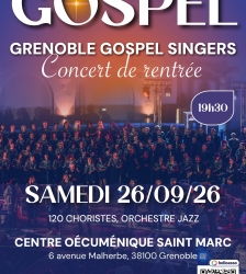 Grenoble Gospel Singers - Concert de rentr&eacute;e
