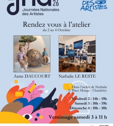 JNA 2026 - portes ouvertes Atelier Nathalie Le Reste