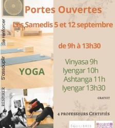Portes ouvertes au studio &Eacute;quilibres Yoga