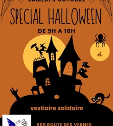 Vestiaire solidaire sp&eacute;cial Halloween