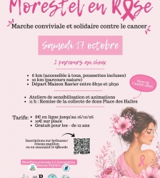 Morestel en rose : marche solidaire contre le cancer