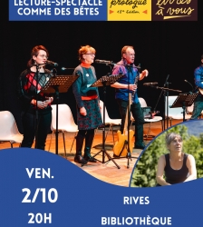 Prologue : Lecture Spectacle &agrave; Rives