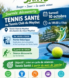 D&eacute;couverte du Tennis Sant&eacute;