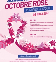 Soir&eacute;e aidants octobre rose avec repr&eacute;sentation th&eacute;atr&acirc;le