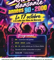 Soir&eacute;e dansante : Ann&eacute;es 90/2000