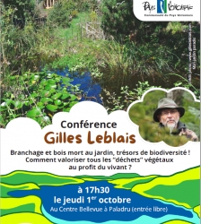 Conf&eacute;rence : Valorisation des d&eacute;chets v&eacute;g&eacute;taux au profit du vivant