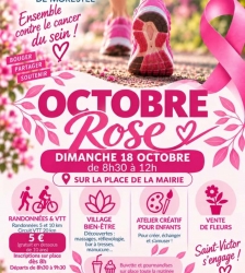 Octobre Rose à Saint-Victor-de-Morestel