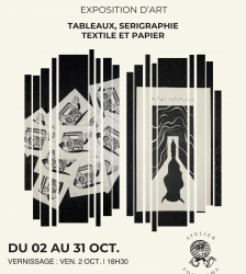 Exposition des s&eacute;rigraphies de l'Atelier Polynome