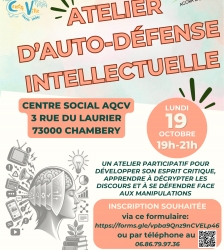Atelier autod&eacute;fense intellectuelle