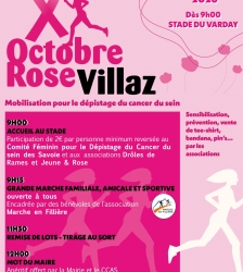 Octobre rose &agrave; Villaz