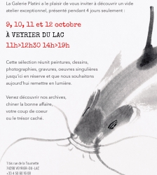 Vide atelier &agrave; la Galerie Platini