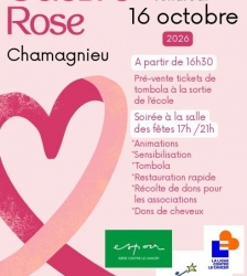 Octobre rose &agrave; Chamagnieu