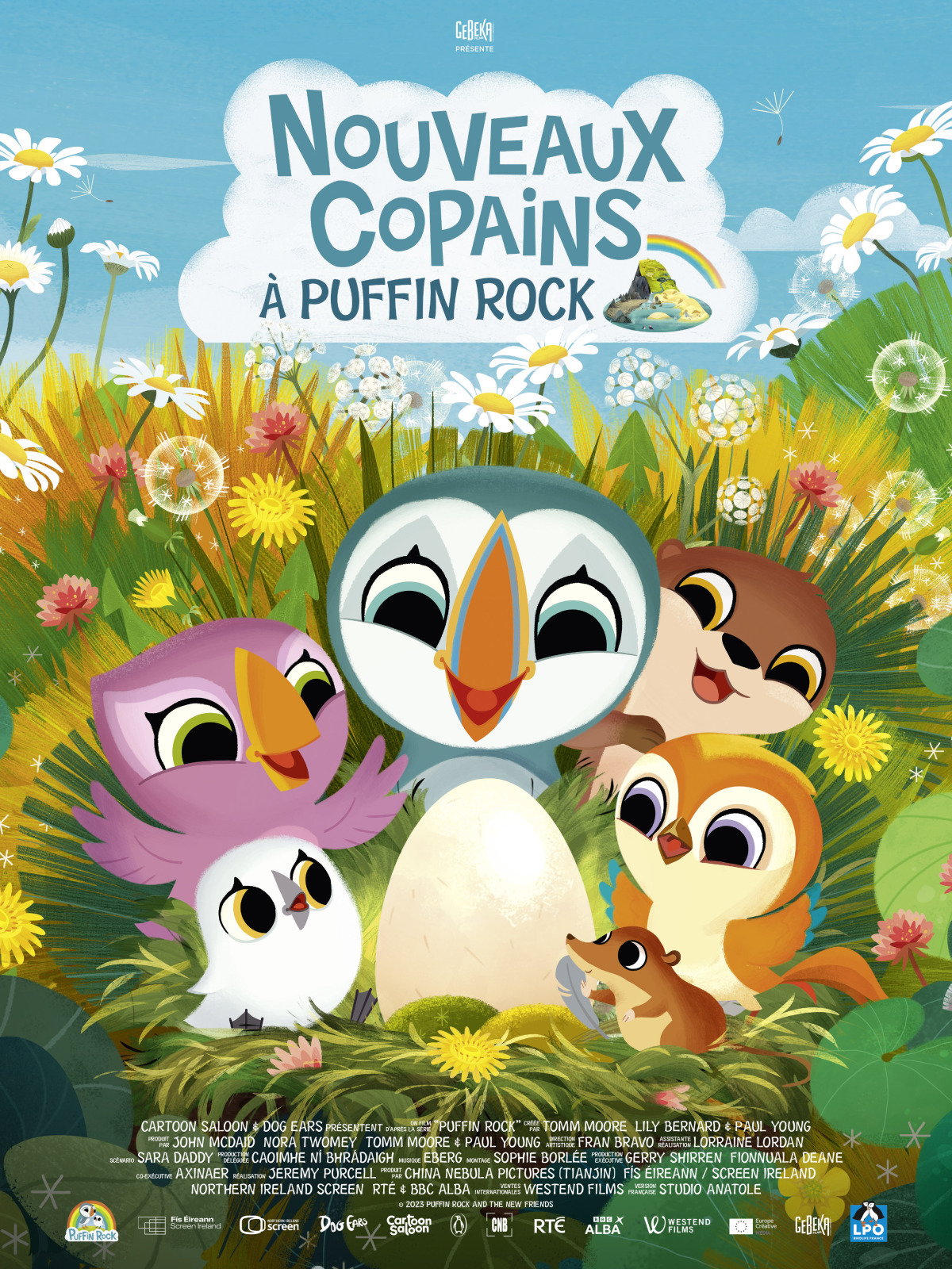 Nouveaux copains &agrave; Puffin Rock