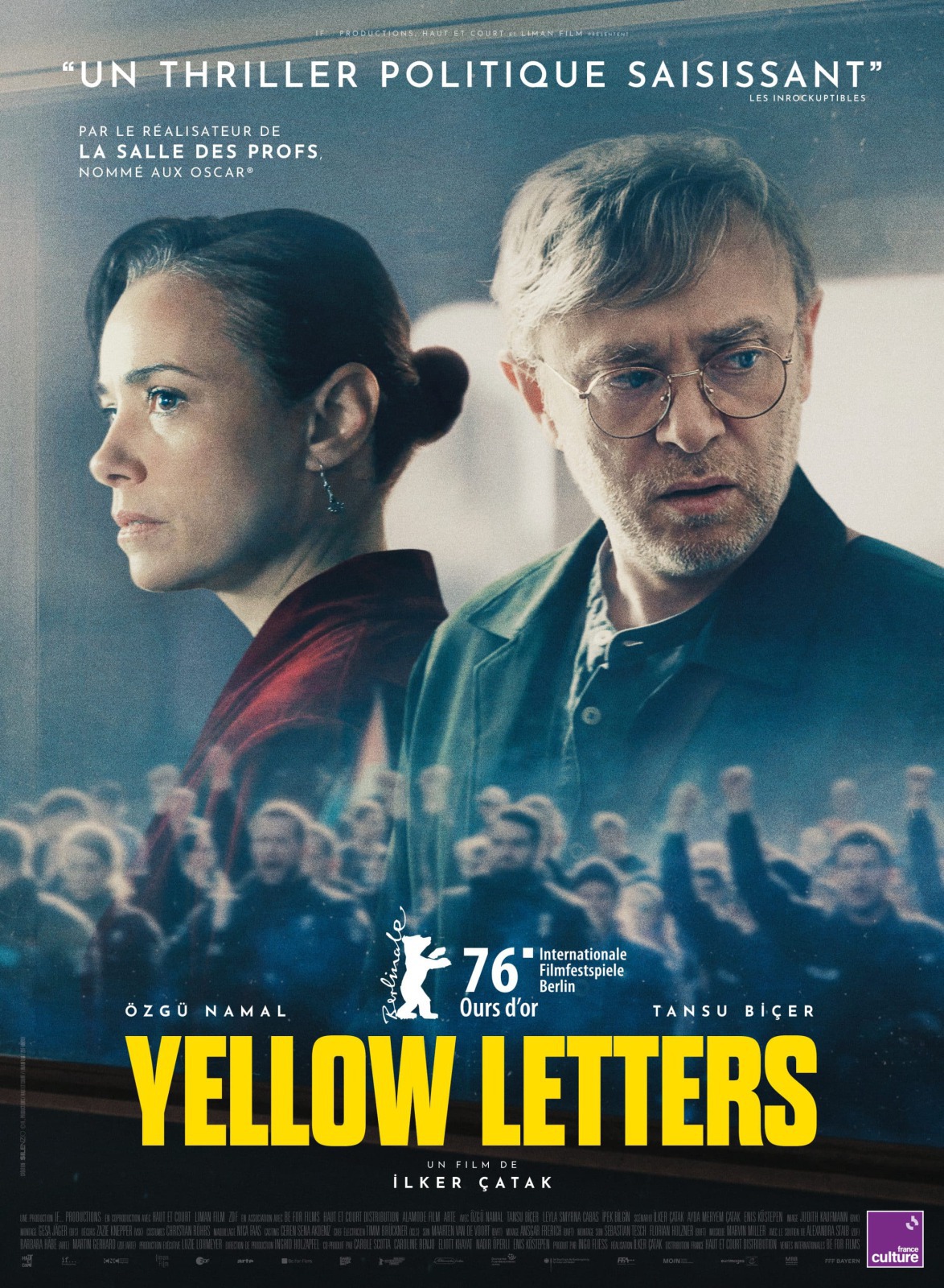 affiche Yellow letters