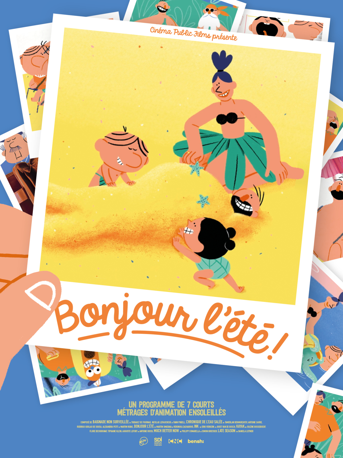 affiche Bonjour l'&eacute;t&eacute;