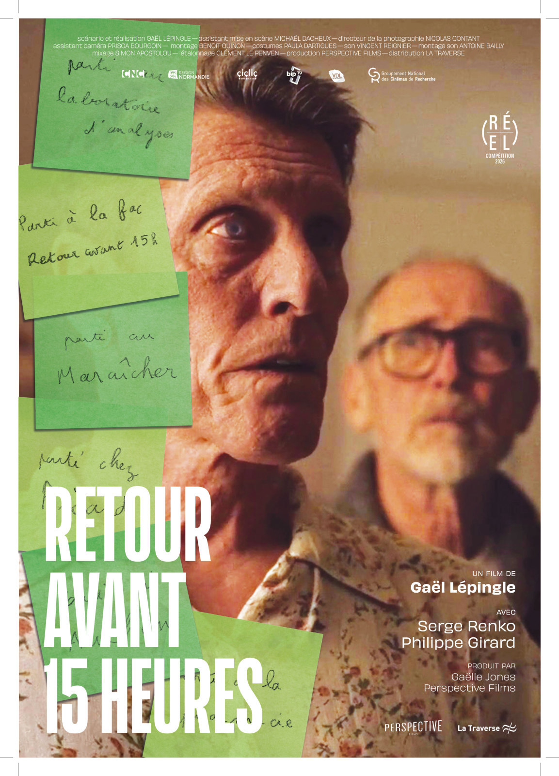 Retour avant 15 heures