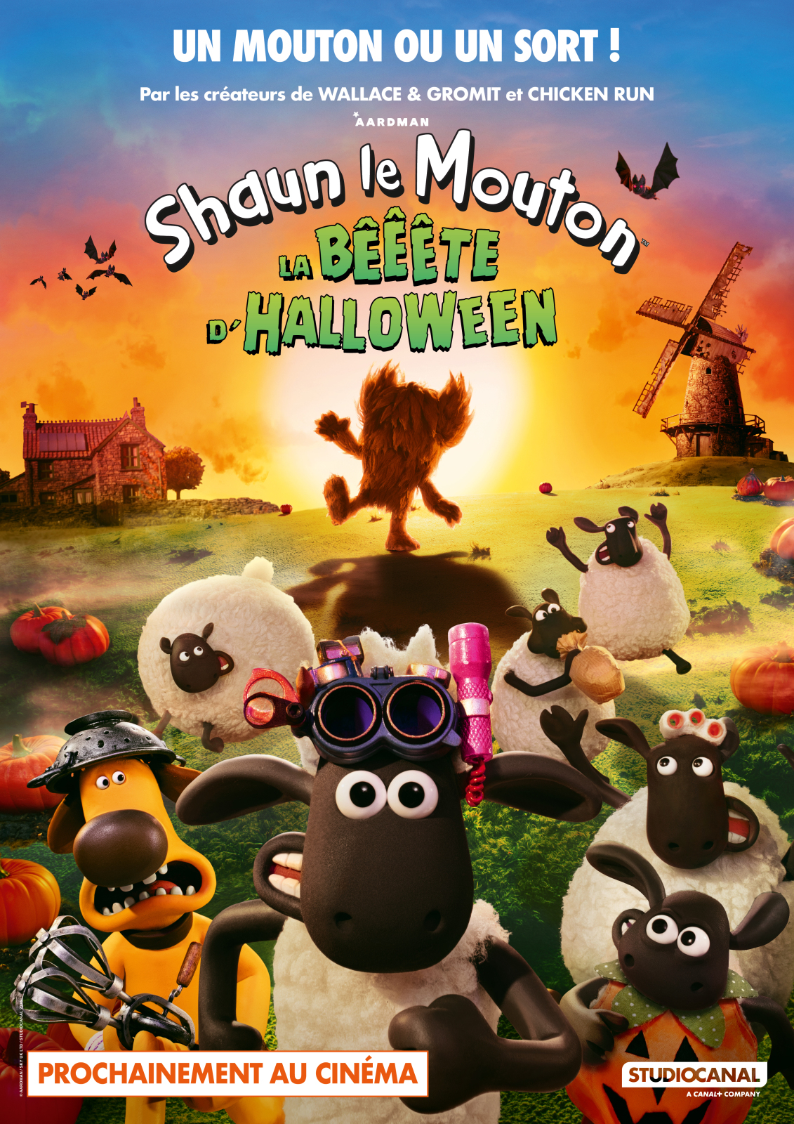 Shaun le mouton : la b&ecirc;&ecirc;&ecirc;te d'Halloween