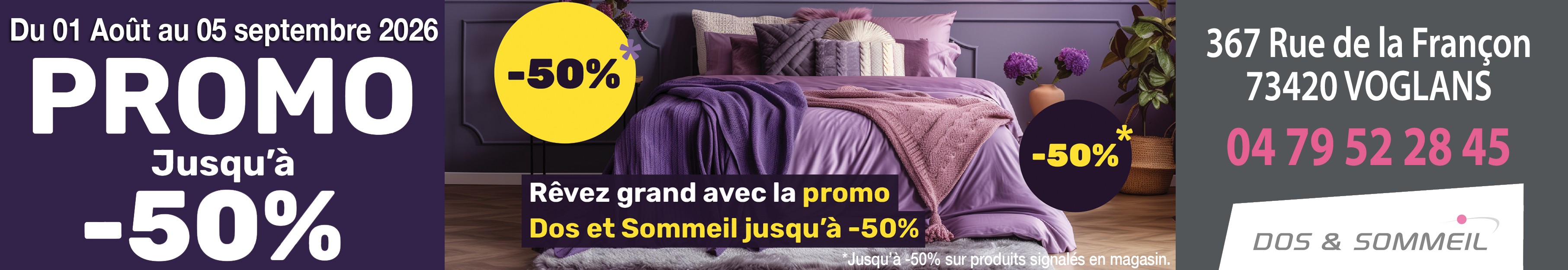 Publicité - Dos & Sommeil